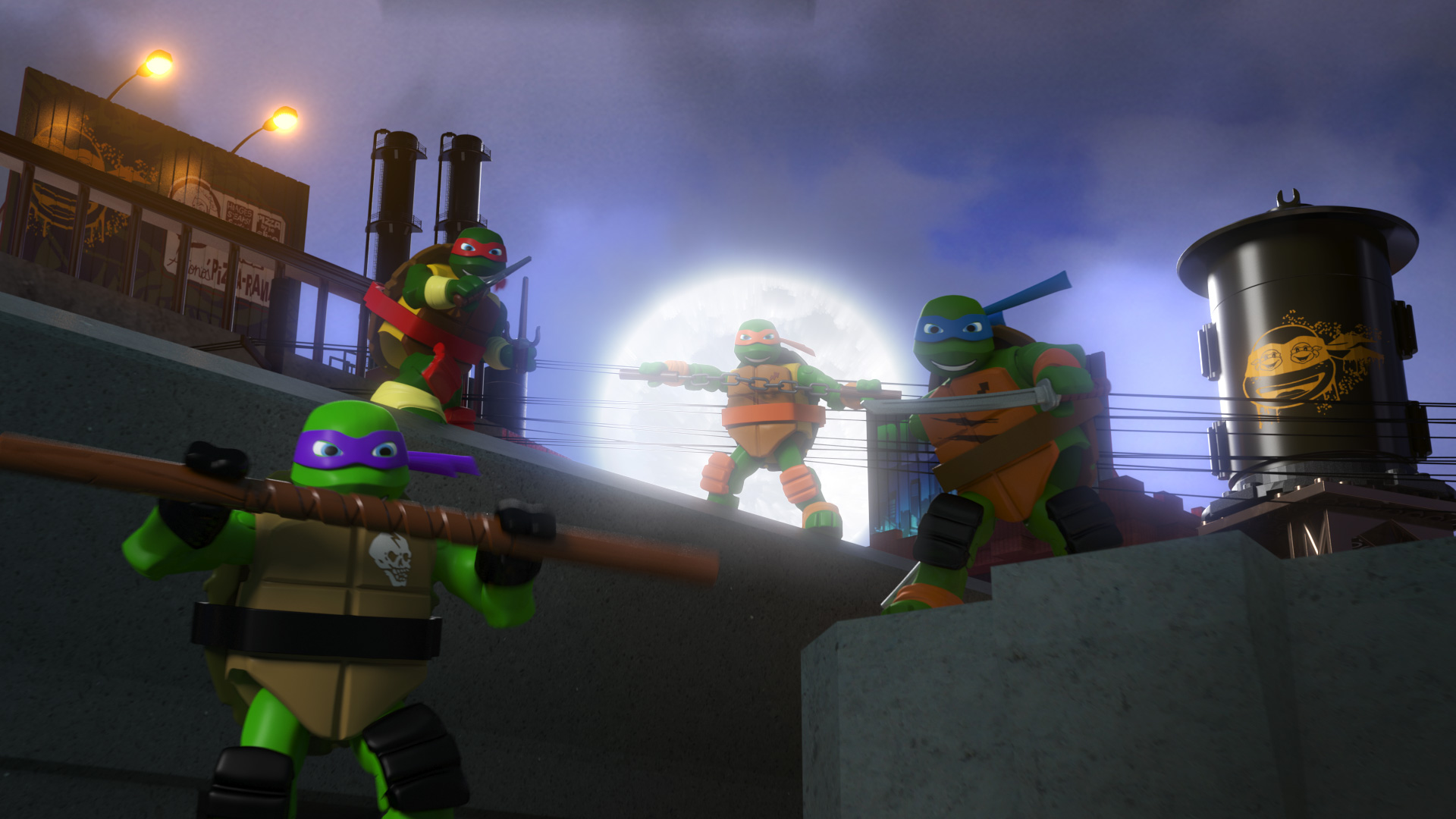 TMNT 80s Blockfied